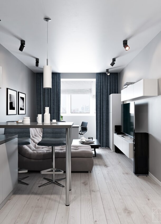 Квартира в ЖК Рутаун - 46,6 м2